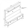 Rack com Painel para TV até 70 Polegadas Setúbal - 3