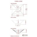 Ver imagem 6 de Conjunto para Banheiro Gabinete com Cuba Folha L38 e Espelheira Laura 600 Yescasa Branco/Chess/Preto