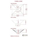 Ver imagem 6 de Conjunto para Banheiro Gabinete com Cuba Folha L38 e Espelheira Laura 600 Yescasa Branco/Chess/Snow