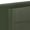 Ver imagem 6 de Cômoda para Quarto Closet Orgânica 3 Gavetas Pés Industrial Dourado Bliss I03 Musgo - Lyam Decor