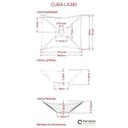 Ver imagem 6 de Conjunto para Banheiro Gabinete com Cuba Folha L38 e Espelheira Laura 600 Yescasa Preto/Ônix