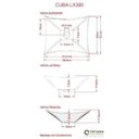 Ver imagem 6 de Conjunto para Banheiro Gabinete com Cuba Folha L38 e Espelheira Laura 600 Yescasa Marrom/Carvalho da