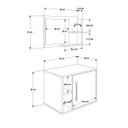 Ver imagem 5 de Conjunto para Banheiro Gabinete com Cuba Folha L38 e Espelheira Laura 600 Yescasa