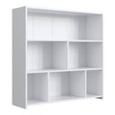 Ver imagem 2 de Módulo Organizador Multiuso Funcionale Estante Baixa Branca 93x26x90cm Mdp