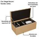 Ver imagem 4 de Recamier Calcadeira Bau 90 Cm Dalia Linho Bege Escuro Artte
