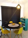 Ver imagem 5 de Persiana Vertical Tecido Preto Blackout 1,50larg x 1,50alt - com BANDÔ
