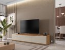 Ver imagem 1 de Rack Eros 180cm 2 Portas 1 Gaveta para Tv até 60 Polegadas Cedro com Offwhite - Rede Móveis