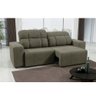 Sofá 4 Lugares Versalhes com Assento Retrátil e Encosto Reclinável em Tecido Suede 232 cm Linoforte - 6