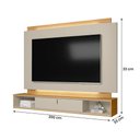 Ver imagem 4 de Home Painel Havana para Tv até 75" Polegadas com Led Tauari/off White Fosco