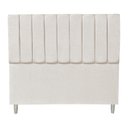 Ver imagem 4 de Kit Cabeceira e Calçadeira Baú Casal 1,40m Londres Linho Bege Dal Poz Estofados