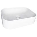 Ver imagem 1 de Cuba de Apoio Para Pia Banheiro Lavabo Sintético Sink C05 Branco - Lyam Decor