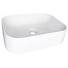 Cuba de Apoio Para Pia Banheiro Lavabo Sintético Sink C05 Branco - Lyam Decor - 1