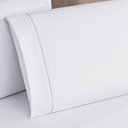 Ver imagem 3 de Jogo Cama Lençol Home Basic Solteiro 180 Fios C/ Ponto Palito 3 Peças - Branco