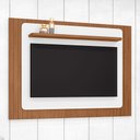 Ver imagem 1 de Painel para Tv até 60 Polegadas Monaco 1 Prateleira Cedro/branco - Casa D
