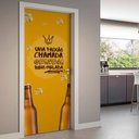 Ver imagem 1 de Adesivo Para Porta Uma Paixão Chamada Cerveja- 93X210Cm