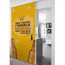 Ver imagem 2 de Adesivo Para Porta Uma Paixão Chamada Cerveja- 93X210Cm