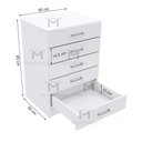 Ver imagem 5 de GAVETEIRO ORGANIZADOR PARA CASA OU ESCRITÓRIO M245.2021.B MUNDI MOVEIS