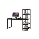 Ver imagem 2 de Escrivaninha Mesa Escritório com Estante 4 Prateleiras Innovare