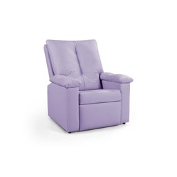 Poltrona Reclinável Lisboa Suede Estética Cílios Mamãe com Mocho/ Assento de Elevação - 1