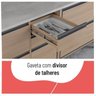 Cozinha Modulada Canela 4 Peças com Cristaleira  - 9