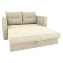 Ver imagem 4 de Sofá Cama 2 Lugares Casal 1,50 Mts Bouclê Luma Matrix Cor:boucle Bege