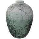 Ver imagem 1 de Vaso Decorativo Enfeite Planta Garrafa Vidro 29x22x22cm Verde