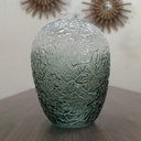 Ver imagem 2 de Vaso Decorativo Enfeite Planta Garrafa Vidro 29x22x22cm Verde