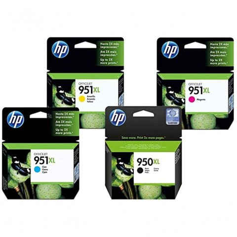 Cartucho Hp 950xl Conjunto 4 Cores