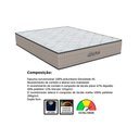Ver imagem 2 de Colchão Casal Espuma D45 Genova (138x188x20) - Orthoflex