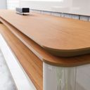 Ver imagem 5 de Rack para TV com 3 Gavetas Arc Off White/Nature 220cm Imcal Móveis