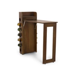Mesa Retrátil com Adega para Cozinhas - Imbuia - 2