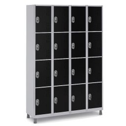 Armários Guarda Volume Aço 16 Portas para Vestiários Cor:cinza - 3