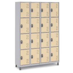 Armários Guarda Volume Aço 16 Portas para Vestiários Cor:cinza - 8