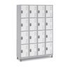 Armários Guarda Volume Aço 16 Portas para Vestiários Cor:cinza - 4