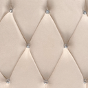 Ver imagem 3 de Conjunto Cabeceira King Size e Recamier Baú 198cm Calçadeira Estofado:suede Bege Claro