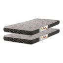 Ver imagem 2 de Beliche Solteiro Veneza Mdf Quarto com 2 Colchão Incluso D20:nature Mdf