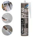 Ver imagem 1 de Selante Pu40 Poliuretano Cinza 400g Adesivo Vedação Alta Resistência Madeira Vidro Metal