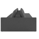 Ver imagem 6 de Sofá Ilha Modular com Puff para Sala Living 312cm Georgia K04 Linho Cinza Escuro - Mpozenato