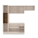 Ver imagem 3 de Cozinha Completa Koya 8 Portas 3 Gavetas Branco/creme - Politorno