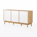 Ver imagem 5 de Balcão Kaki 3 Portas 160cm X 45 Cm Tauari - Telinha Portuguesa