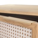 Ver imagem 3 de Balcão Kaki 3 Portas 100% MDF Pés de Madeira 160cm x 45 cm Tauari - Telinha Portuguesa