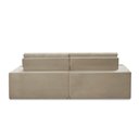 Ver imagem 7 de Sofá Retrátil e Reclinável 3 Lugares 1,90m com Molas Sabrina Suede Bege Madelina Decor
