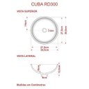 Ver imagem 6 de Conjunto para Banheiro Gabinete com Cuba Redonda R30 e Espelheira Laura 600 Yescasa Marrom/Carvalho/