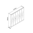 Ver imagem 3 de Guarda Roupa Casal Cumaru 6 Portas Reflecta com LED Yescasa