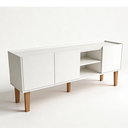 Ver imagem 2 de Rack Moscou 136cm 3 Portas Branco para TV 60" Byhouse