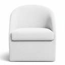 Ver imagem 5 de Kit 8 Poltronas Decorativas Malli Boucle Bouclê Off White Pallazio