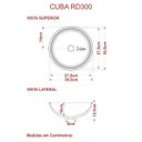 Ver imagem 6 de Conjunto para Banheiro Gabinete com Cuba Redonda R30 e Espelheira Laura 600 Yescasa Branco/Chess/Car