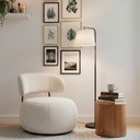Ver imagem 2 de Poltrona Nuvem Bouclé Off White - Sallar Home