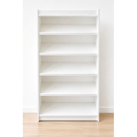 Sapateira Tipo Estante 100% Mdf Branco - Suprema Móveis