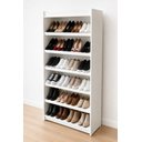 Ver imagem 2 de Sapateira Tipo Estante 100% Mdf Branco - Suprema Móveis